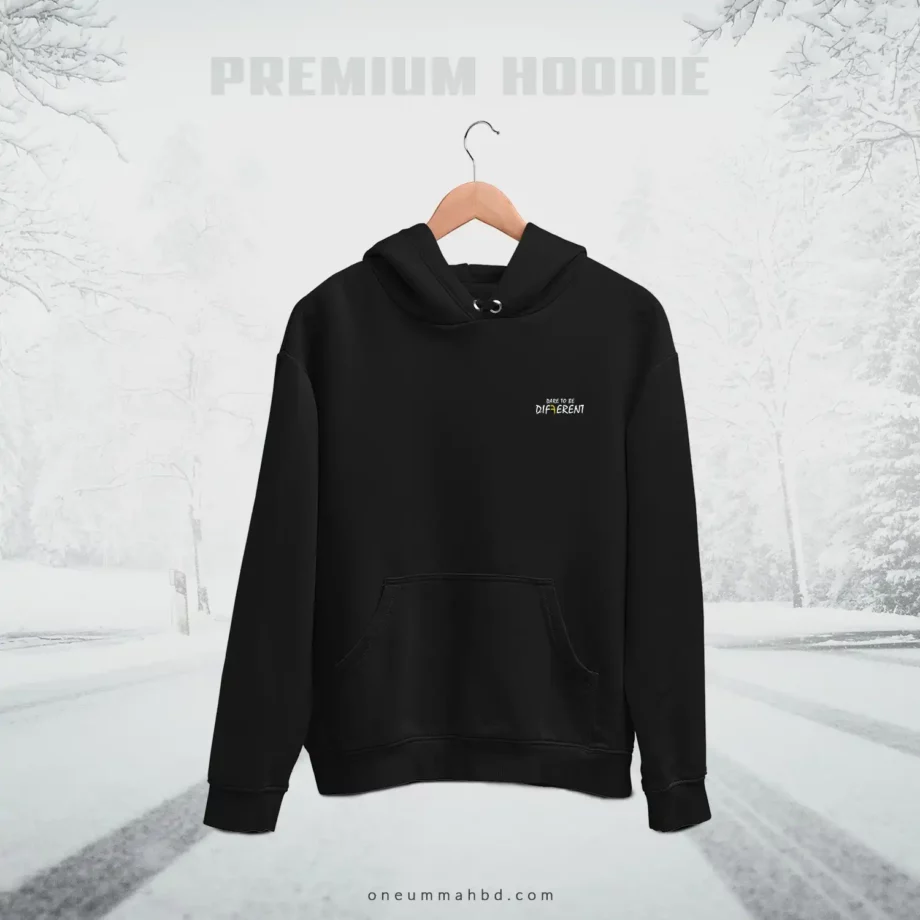 Pullover Logo Style Hoodie - Dare To Be Different