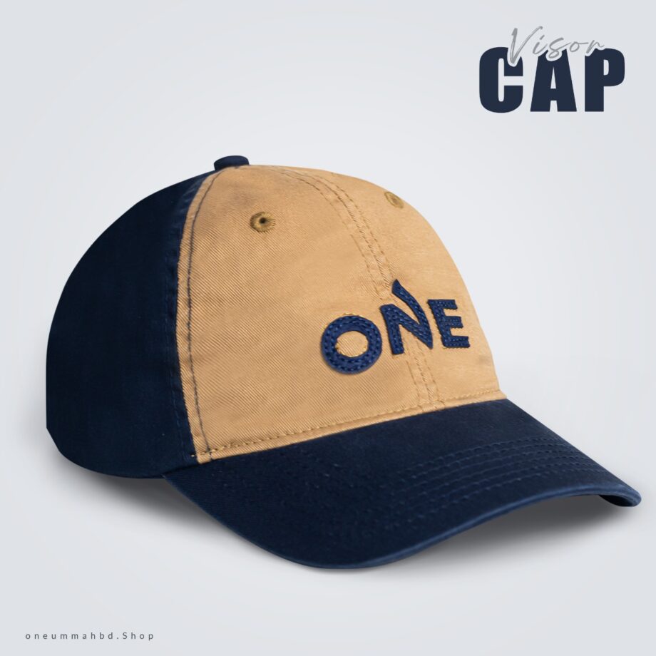Premium Applique Visor Cap - One