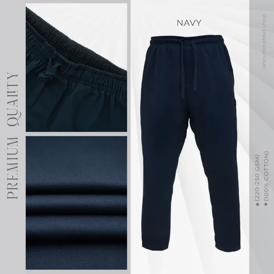 Luxury Twill Pajama - Navy - Image 2