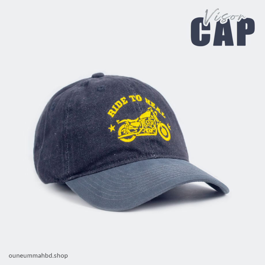 DENIM VISOR CAP - RIDE TO HEAL - Image 2