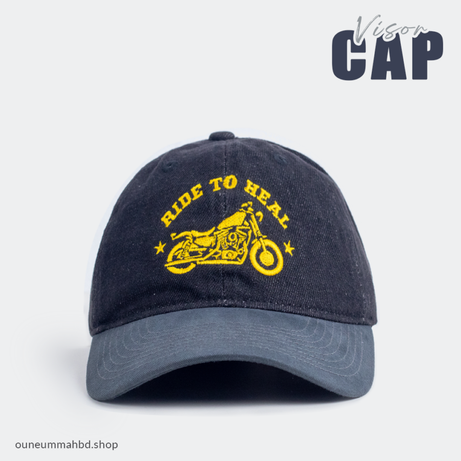 DENIM VISOR CAP - RIDE TO HEAL - Image 3