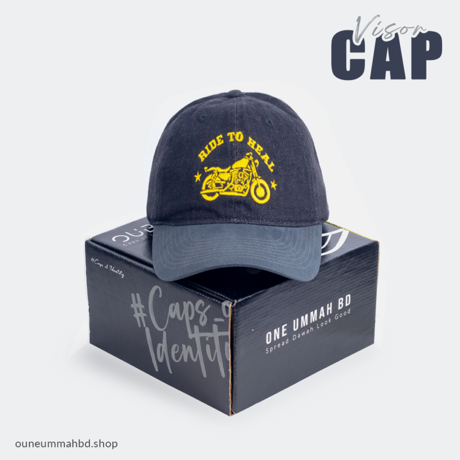DENIM VISOR CAP - RIDE TO HEAL